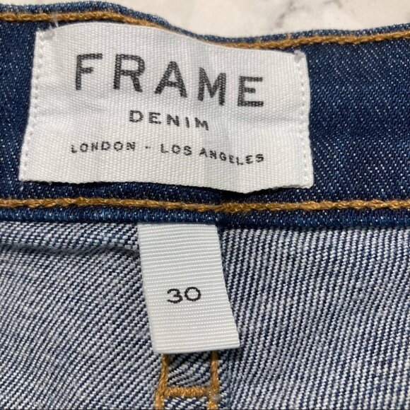 FRAME DENIM Sz 30 Le Cutoff Denim Jean Shorts - Picture 4 of 12